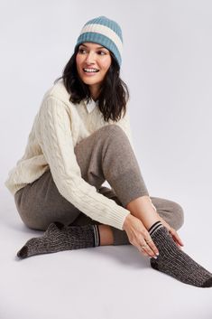 New style...inspired by a vintage ski sweater, our nordic birdseye is a new take on a favorite design. This unique and densely knit style is a cold weather staple. One size. Made in the USA using a fine Italian yarn blend of 37% merino wool, 29% nylon, 24% viscose, 8% cashmere, 2% other fiber. SaveSave Saving For Baby, Ski Sweater, Vintage Ski, Knit Style, New Style, Crew Socks, Cold Weather, Merino Wool, Camel