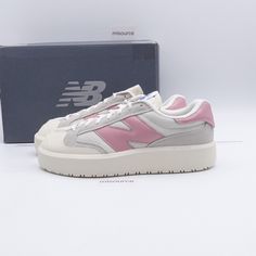 Men's New Balance Ct302 Platform Sneakers Ct302rh Sea Salt/Hazy Rose/Cobalt - New In Box, Box Is Heavily Damaged. We Only Sell 100% Genuine Products, Sourced From Major Retailers. Pink Low-top Sneakers With Contrast Sole, Pink Sporty Platform Sneakers With Gum Sole, Pink Sports Platform Sneakers With Rubber Sole, Pink Platform Sneakers With Boost Midsole For Sports, Pink Sporty Platform Sneakers With Vulcanized Sole, Sporty Pink Platform Sneakers With Vulcanized Sole, Pink Platform Sneakers With Gum Sole And Round Toe, Pink Low-top Platform Sneakers, New Balance Pink Sneakers With Rubber Sole