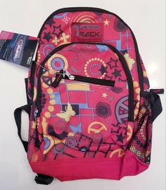 Kids Backpack TRACK usa by TRIPLE GEAR Travel Beach Shopping etc. New with Tags Shipped USPS Trendy Red Backpack For Outdoor, Trendy Red Bags For Outdoor Activities, Pink Casual Bag For Trip, Casual Red Bags For Trips, Beach Shopping, Kids Backpack, Beach Shop, Star Butterfly, Travel Beach