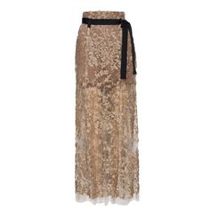 DETAILS:  Crafted from a sequin and mesh material, the Genevive skirt provides a classic and sophisticated silhouette with an extra touch of glam. The high waist, slit, grosgrain loops and belt, and 6 seamed panels flatter any figure making it perfect for a variety of occasions. This nude tone sequin catch the light with every move and is a sure stand out at a party.  Genevive has a fitted silhouette with a slightly trumpeted hem. Feel confident in your swagger this season and pair her with our complimenting After 5 tankini or style her in a more subtle way with your favorite white button down. Please refer to the size chart for best fit. Genevive runs a size small. Dry Clean or spot clean Gold Sequin Skirt, Lady In Waiting, Fashion Forecasting, At A Party, Fabric Combinations, Haute Hippie, White Button Down, Inspired Fashion, Mesh Material