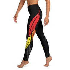 For all who proud of their true Indian roots or sympathize with them deep culture. Show your pride and respect in this Native American Feather Design Yoga Leggings Inside Pocket American Indian Sioux Apache Iroquois Indigenous Women Native American Clothing Super soft, stretchy and comfortable yoga leggings. Order these to make sure your next yoga session is the best one ever! * 82% polyester, 18% spandex * Material has a four-way stretch, which means fabric stretches and recovers on the cross a Native American Feathers, Native American Beadwork Patterns, Native American Clothing, Indigenous Women, Yoga Legging, Native American Beadwork, Beadwork Patterns, American Clothing, Feather Design