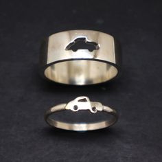 "Amazing Vintage Car Lovers Gift! Everywhere Couples Are Raving About This Amazing Masterpiece. Get your matching rings personalized and mark the beginning of your relationship journey. 100% Superb Quality & Craftsmanship or Your Money Back Guaranteed. Our couple rings helped thousands of clients elevate their relationship journey to the next level. But, don't just take my word for it. Please read our reviews and find out about what our clients have to say about us. Durable - Lightweight - Easy Customizable Couples Jewelry For Anniversary, Couples Engraved Jewelry For Anniversary, Couples' Engraved Jewelry For Anniversary, Vehicle Craft, Car Themed Wedding, Matching Promise Rings, Promise Rings For Him, Car Guy Gifts, Car Lover Gifts