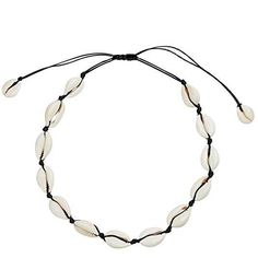 This Cowrie Shell Choker is handmade by artisans in Kenya, East Africa. Cowrie shells have a great deal of meaning in African culture. They have been used as money, as religious symbols, jewelry and to show an affinity for the ocean. Cowrie shells symbolize both spiritual connection to the ocean and goddess and material, earthly wealth. This unique choker lets you harness the power of cowrie shells. Handmade in Kenya, East Africa Ethically & sustainably handcrafted Approximately 25" long wit Weaving Necklace, Cowrie Shell Necklace, Engraved Locket, Puka Shell Necklace, Choker Necklace Designs, Shell Choker, Rope Jewelry, Hawaiian Jewelry, African Necklace