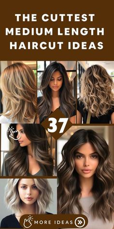 https://www.pinterest.fr/pin/808677676865423613/ Medium To Long Haircuts For Women, Medium Hair Cuts Trend 2024, Brown Hair Fall Highlights, Medium Length Haircut 2024, 2024 Medium Length Haircut, Hair Cuts Medium Length Layers, Medium Long Length Haircut, Medium To Long Length Haircut, Balayage Hair Brown