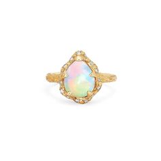 Baby Queen Water Drop White Opal Ring with Sprinkled Diamonds – Logan Hollowell Pear-shaped Multi-stone Fine Jewelry Ring, Teardrop Yellow Gold Diamond Ring With Gemstone, Formal Teardrop Multi-stone Ring, Heirloom Diamond Teardrop Ring, Heirloom Teardrop Diamond Ring, Fine Jewelry Opal Ring With Rose Cut Diamonds, Heirloom Diamond Jewelry Pear Shaped, Heirloom Pear-shaped Diamond Jewelry, Elegant Teardrop Multi-stone Rings