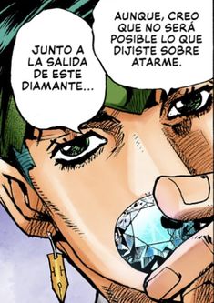 an image of a comic character with two speech bubbles above his head and the caption in spanish