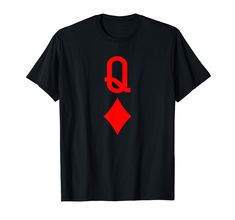 PRICES MAY VARY. Dress up as your favorite playing card in these cool deck of cards poker tournament gifts. This one is the Queen (Q) of Diamonds. Wear your lucky card! Lightweight, Classic fit, Double-needle sleeve and bottom hem Cool Deck Of Cards, Queen Of Diamonds, Cards Poker, Poker Tournament, Cool Deck, Playing Card, Deck Of Cards, The Queen, Branded T Shirts