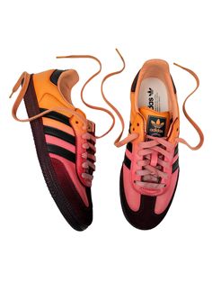 Adidas Samba Desert Sunset | owaishsb Adidas Samba Peach Outfit, Adidas Samba Colorful, Adidas Samba Yellow, Orange Adidas Sneakers For Streetwear, Addis’s Samba, Life Right Now, Walk In My Shoes, Desert Sunset