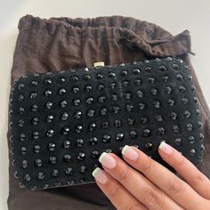 I Dont Think They Sell This Bag Anymore But Its A Classy Bag For A Night Out Or A Wedding. It Has A Few Stains But Other Than That In Great Condition Gucci Rectangular Clutch For Formal Occasions, Gucci Formal Rectangular Clutch, Gucci Chic Evening Clutch, Chic Gucci Clutch For Evening, Luxury Black Embellished Clutch, Luxury Gucci Rectangular Clutch, Luxury Gucci Clutch, Elegant Gucci Rectangular Clutch, Designer Black Bags For Events