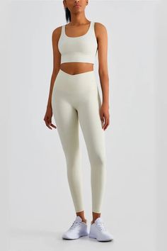 Fitted Beige Yoga Leggings, Fitted Beige Leggings For Yoga, Beige Fitted Leggings For Yoga, Tight Beige Yoga Leggings, Compressive Beige Yoga Leggings, Compressive Beige Leggings For Yoga, High Waist Beige Yoga Leggings, High Waist Beige Leggings For Yoga, Beige Stretch Leggings For Gym