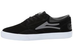 Lakai Griffin X Girl Skateboards Men's Skate Shoes Black/Grey Suede 1 Suede Lace-up Skate Shoes For Skateboarding, Mid-top Skate Shoes With Vulcanized Sole For Skateboarding, Mid-top Skate Shoes With Vulcanized Sole, Mid-top Vulcanized Skate Shoes, White Vulcanized Sole Skate Shoes, Mid-top Skate Shoes With White Sole For Skateboarding, Mid-top Skate Shoes With Branded Insole For Skateboarding, Mid-top Skate Shoes For Skateboarding, Casual Skate Shoes With Boost Midsole