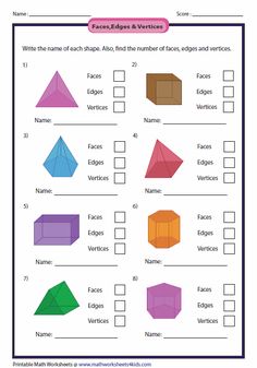 the worksheet for fraction numbers and shapes to help students practice their math skills