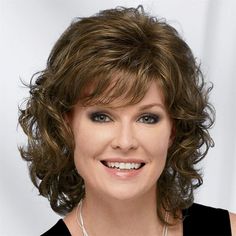 Category:Synthetic Wig; Gender:Women's; Wig Type:Natural Wigs; Occasion:Party  Evening,Daily,Vacation,Party / Evening,Daily Wear; Age Group:Adults; Color Shade:Brown,Light Brown,Blonde,Dark Brown,Silver; Hair Material:Synthetic Hair; Cap Construction:Machine Made; Texture:Curly; Length:Short; Features:Comfortable,Fashion,Easy to Carry,Party,Soft; Heat Resistant:Yes; Listing Date:02/14/2023; Cap Circumference:; Front to Back:; Nape of Neck:; Side to Side Across Forehead:; Side to Side Over Top:; Short Natural Wavy Hair, Brown Lace Front, Wigs Short, Wavy Wigs, Natural Wavy Hair, Natural Wigs, Color Me Beautiful, Short Wavy Hair, Shades Of Blonde