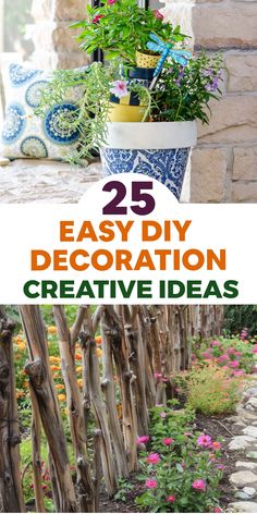 the 25 easy diy decoration ideas to make your garden look beautiful and inviting in summer