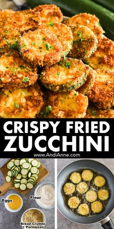 crispy fried zucchini is an easy appetizer that's ready in less than 30 minutes