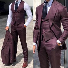 It’s that simple. Just $162.95 Men's Wine Red Casual Tuxedo Wedding Slim Fit Jacket Vest Pants #styleiseverything #Ialwayslooksexy #getyoursexyon #headturner #imtoosexy Formal Wear Men, Men Suits Wedding, Formal Pant, Prom Tuxedo, Suits Men Business, Slim Fit Jackets, Tuxedo Wedding, Tuxedo Suit, Tuxedo For Men