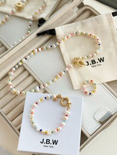 Free shipping and easy returns on Joey Baby Amber Bracelet. Pearl and rainbow beads braceletThis beautiful bracelet is handmade from genuine freshwater pearls, brilliantly colored