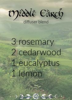 Middle Earth Essential Oil Blend, Witchy Oils, Oil Infuser, Incense Blends, Essential Oil Combinations, Essential Oil Diffuser Blends Recipes, Perfume Recipes, Candle Scents, Green Products