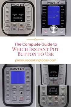 the complete guide to which instant pot button to use