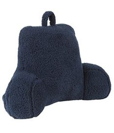 a blue pillow that is shaped like an animal