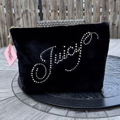 Questions? Leave A Comment Below! Juicy Couture, Cosmetic Bag, Original Box, Makeup Bag, Faux Fur, Beauty Makeup, Bag Lady, Handmade Items, Couture