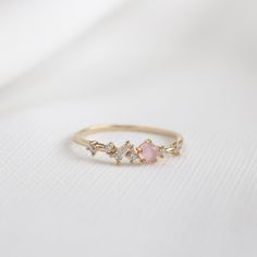 This eclectic ring has an array of crystals in different colours and shapes to form a unique, distinct design. Main material: Rose Gold, Rhodium, 16k Gold Plated on Brass, Cubic Zirconia * Tarnish-resistant protective coating Need some jewelry inspiration? Follow us on Instagram  @statementGrey Promise Rings Danty, Affordable Rose Gold Promise Jewelry, Daily Wear Rings Diamond, Gold Promise Rings For Her, Cute Promise Rings, Ring Inspo, Cute Engagement Rings, Gold Promise Rings, Jewelry Aesthetic