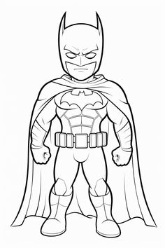 batman coloring pages for kids to print out and color on the page is an easy way to