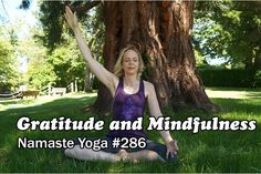 Namaste Yoga 286 Gratitude and Mindfulness An Intermediate Level Yoga Class Gratitude Meditation, Yoga Sutras, Self Massage