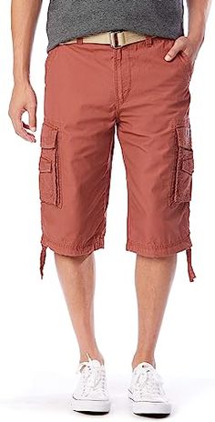 Experience the perfect blend of style and functionality with our Button Closure Cargo Shorts. These shorts feature a classic cargo design with multiple pockets, providing ample storage space for your essentials. The button closure adds a refined touch while ensuring a secure fit. Features: 100% Cotton Button closure Machine Wash Cotton shorts featuring cargo pockets with hook-and-loop flaps and zipper fly with button Adjustable tabs at cuffs Belt Included Size Chart (Inches): Size Waist Inseam 3 Utility Bottoms With Flap Pockets, Utility Shorts With Flap Pockets, Utility Bermuda Shorts With Pockets For Spring, Spring Bermuda Cargo Pants, Spring Bermuda Cargo Pants With Side Pockets, Utility Cargo Style Bermuda Bottoms, Utility Cotton Shorts With Flap Pockets, Utility Cargo Bermuda Bottoms, Cotton Shorts With Flap Pockets