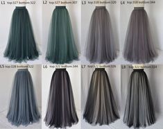 different shades of grey and green hair