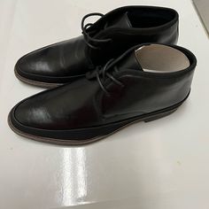 Black Chukka Style Boots By Alfani. Manmade Material. New And In Box. Lace Up. Best Shoes For Men, Style Boots, Chukka Boots, Nice Shoes, Shoes Mens, Shoe Boots, Men's Shoes, Lace Up, Man Shop