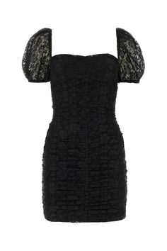 Black Lace Mini Dress from Rotate by Birger Christensen Rotate Birger Christensen, Black Lace Mini Dress, Birger Christensen, Puffed Sleeves Dress, Party Looks, Lace Mini Dress, Cocktail Dress Party, Dress Codes, Mini Black Dress