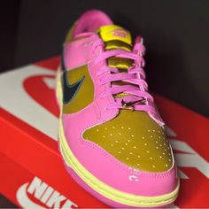 Size 10 W Brand New Nike Pink, Nike Dunk Low, Dunk Low, Shoes Nike, Nike Dunk, Nike Dunks, Womens Shoes Sneakers, Nike Shoes, Nike Women