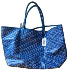 Navy Goyard, Navy Blue Goyard Bag, Goyard Jouvence, Goyard St Louis Tote, Goyard Mini Anjou Green, Goyard Mini Anjou Blue, Grey Tote, Goyard Bag, Orange Bag