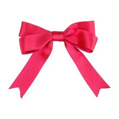 a pink bow on a white background