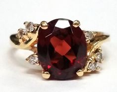 Hey, I found this really awesome Etsy listing at https://www.etsy.com/listing/641485284/14k-yellow-gold-fine-vintage-ring-oval Garnet Ring Vintage, Gemstone Rings Vintage, Garnet And Diamond Ring, Red Stone Ring, Garnet Gem, Garnet And Gold, Diamond Cocktail Rings, Solid Gold Rings, Yellow Gold Chain