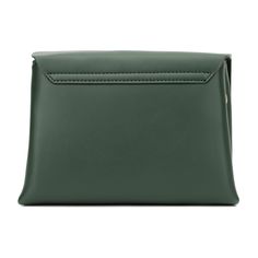 Redefine your style with the minimalist look of this crossbody bag. Featuring a smooth design, adjustable strap and buckle closure, this bag will add a touch of luxe to your ensembles. Green Modern Crossbody Belt Bag, Modern Green Crossbody Belt Bag, Green Crossbody Belt Bag With Removable Pouch, Green Office Crossbody Shoulder Bag, Green Crossbody Shoulder Bag For Office, Green Belt Bag With Detachable Strap, Green Crossbody Belt Bag With Detachable Strap, Trendy Green Crossbody Flap Bag, Modern Green Rectangular Belt Bag