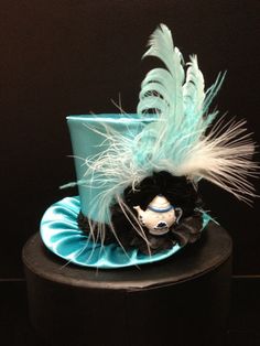 Alice in Wonderland Inspired Mini Top Hat for by daisyleedesign Birthday Tea Party, Alice In Wonderland Inspired, Wonderland Costumes, Lady Like