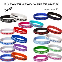 ~SNEAKERHEAD THEMED WRISTBANDS~ This listing is offering a 1 pack (2 wristbands) Large Adult Size (8inches) PLEASE CHECK OUR OTHER LISTINGS FOR MORE PRODUCTS You will receive the color of your choice in a brand new condition We ship out in 1 Business day Our Store is open Monday - Friday 10:00 est - 6:00 est We provide tracking with all orders Please contact us if you have any questions Thank you for checking us out and STAY FRESH Casual Black Wristband For Streetwear, Adjustable Casual Sports Bracelets, Adjustable Casual Sports Wristband, Casual Black Band Wristband, White Casual Wristband For Sports, Casual White Wristband For Sports, Casual Adjustable Wristband, Adjustable Red Sporty Wristband, Sporty Red Adjustable Wristband