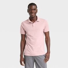 Men's Every Wear Polo Shirt – Goodfellow & Co™ : Target Slim Fit Short Sleeve Polo Shirt For Summer, Solid Collared Polo Shirt For Summer, Slim Fit Summer Polo Shirt, Spring Fitted Button-up Polo Shirt, Spring Solid Polo Shirt With Collared Neckline, Summer Polo Shirt With Short Sleeves, Summer Short Sleeve Polo Shirt With Placket, Summer Short Sleeve Polo Shirt, Basic Summer Polo Shirt