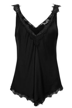 Gigi Western Demi Tank Top | Pinto Ranch Chic V-neck Tank Top With Lace Trim, Elegant V-neck Tank Top With Lace Trim, V-neck Camisole With Lace Trim, V-neck Lace Tank Top, Elegant Tank Top With Lace Trim For Loungewear, Chic V-neck Camisole With Lace Top, Lace Trim Spaghetti Strap Tank Top For Layering, V-neck Camisole For Loungewear, Black Lace V-neck Tank Top