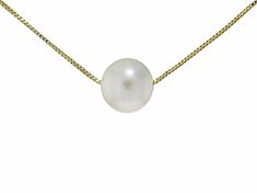 8-8.5mm White Cultured Japanese Akoya Pearl 14k Yellow Gold Necklace. Measures approximately 1/32 of an inch in width and has a spring ring clasp. Colors, shapes, and sizes may vary. Yellow Watches, Ring Spacer, 14k Yellow Gold Necklace, School Jewelry, Yellow Gold Necklace, Popular Jewelry, Akoya Pearls, Turquoise Jewelry, Jewelry Making Beads