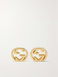 GUCCI 18-karat gold earrings Earrings Gucci, Beauty Calendar, Gucci Jewelry, Dainty Studs, Fine Watches, Fine Earrings, Fine Jewellery Earrings, Net A Porter, Women Collection