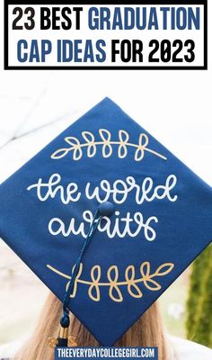 Graduation Cap Ideas Diy Graduation Caps, High School Graduation Cap Designs, Diy Grad Cap, Grad Party Theme, Grad Diy