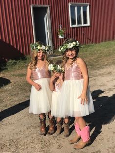 Rose Gold Flower Girl Dress, Rose Quartz Dress, Gold Flower Girl Dress, Gold Flower Girl, Sequin Flower Girl Dress, Dubuque Iowa, Boho Flower Girl, Girls Spring Dresses, Toddler Flower Girls