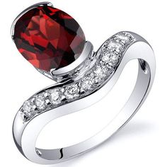 Midnight Merlot This Garnet ring adds a dash of romance and a spritz of boldness for a truly enigmatic experience. This classic ring features an oval shape Peora natural Garnet gemstone in .925 sterling silver. Our natural Garnet gemstones are a unique gift from nature. By cutting them in a way that respects the rough's natural radiance, we ignite their inherent intensity and maximize their brilliance to deliver on our signature Peora standard. Handcrafted in pure .925 sterling silver goodness, this ring has been carefully coated in an elegant rhodium finish. Our artisans are expertly trained in this process which fortifies the ring's strength, shine and brilliance. Looking for a special jewelry gift for someone special? Our concierge stylists are here to help with all of your jewelry ques Channel Ring, Oval Cut Diamond Rings, Sterling Silver Garnet Ring, Simple Silver Jewelry, Sterling Silver Engagement Rings, Garnet Ring, Silver Engagement Rings, Special Jewelry, Garnet Rings