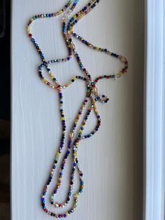 Colored Waist Beads 16 inches Without stretch Body Beads, Waist Beads, Belly Chain, Body Jewelry, Jewelry Making, Ships, Rainbow, Beads, Chain