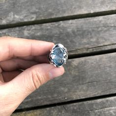 "Special Collection Piece - Blue Topaz Ring - Spectacular Big Topaz Statement Silver Ring - Completely Handmade & Silver Gemstone: Natural AAA Quality Blue Topaz Metal: 925 sterling silver Size: After Ring size set will be sent . Stone Cut: Faced Stone Size: 18.8 mm x 14.6 mm Weight: 13.53 grams (67.65 carats) total weight of stone and silver. For ring orders, ring resizing is free. Chains are gifts for necklace orders. Note: We don't use any filters for photos. The details may not be clear. Turquoise Blue Topaz Gemstone Rings, Sapphire Topaz Ring With Gemstone Accents In Sterling Silver, Sapphire Crystal Ring With Topaz Accent Stones, Turquoise Blue Topaz Ring With Gemstone Accents, Unique Blue Topaz Ring With Gemstone Accents, Sapphire Rings With Topaz And Gemstone Accents, Blue Topaz Sapphire Gemstone Ring, Blue Topaz Stone Setting Rings As Gift, Unique Blue Topaz Ring In Sterling Silver