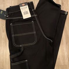 Straight Leg Dickies Pro Club Pants, Womens Twill Pants, 478 Dickies Pants, Dickies Hickory Stripe Pants, High Waisted Pants Work, Dickies Loose Fit Pants, Dickies Work Pants, Dickies Work Pants Black, Navy Cargo Pants