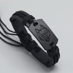 NEW Mens Leather Wolf Head Woven Bracelet Wristband For Men Black Description Bracelets Type: Wrap Bracelets Gender: Men Packing: 1pcs PaymentDelivery detailsReturnWarrantyContact us Payment 1.Based on eBay new policy,we accepts PayPal, credit card...... through eBay Management Payment. 2.All items must be paid within 7 days, or an eBay non-paying bidder alert will be filed. 3.Fees such as import duties, taxes are not included in the item price or shipping costs. These charges are the buyer's re Punk Style Men, Braided Rope Bracelet, Mens Jewellery, Embellished Fashion, Mens Bracelets, Mens Fashion Jewelry, Wolf Head, Vintage Punk, Braided Leather Bracelet